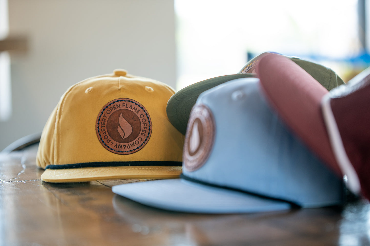 PRE-ORDER Hand Stitched Leather Patch Hat