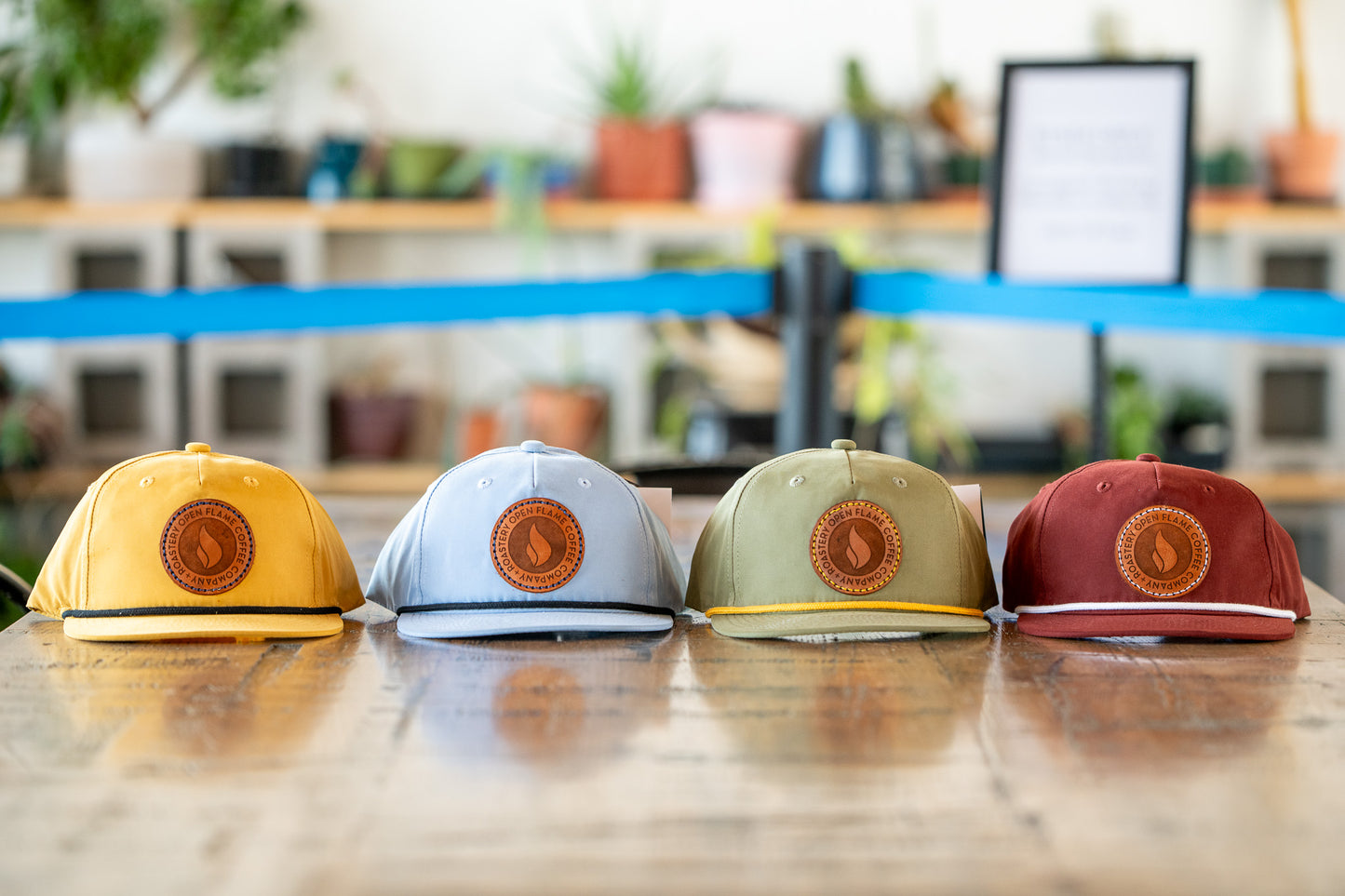 PRE-ORDER Hand Stitched Leather Patch Hat