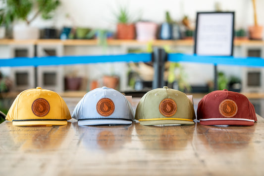 PRE-ORDER Hand Stitched Leather Patch Hat