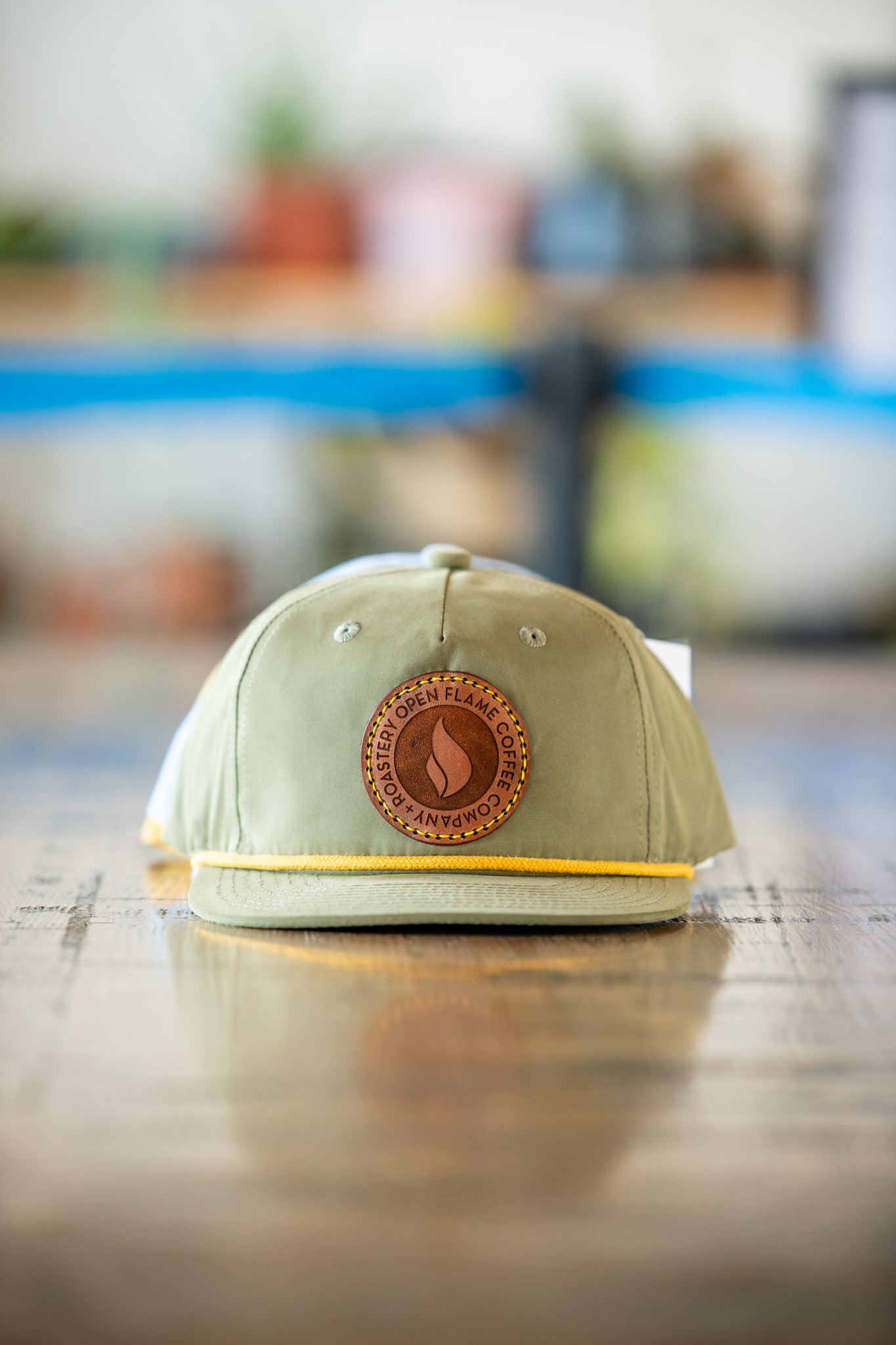 PRE-ORDER Hand Stitched Leather Patch Hat