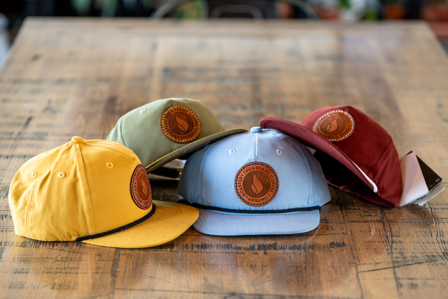 PRE-ORDER Hand Stitched Leather Patch Hat