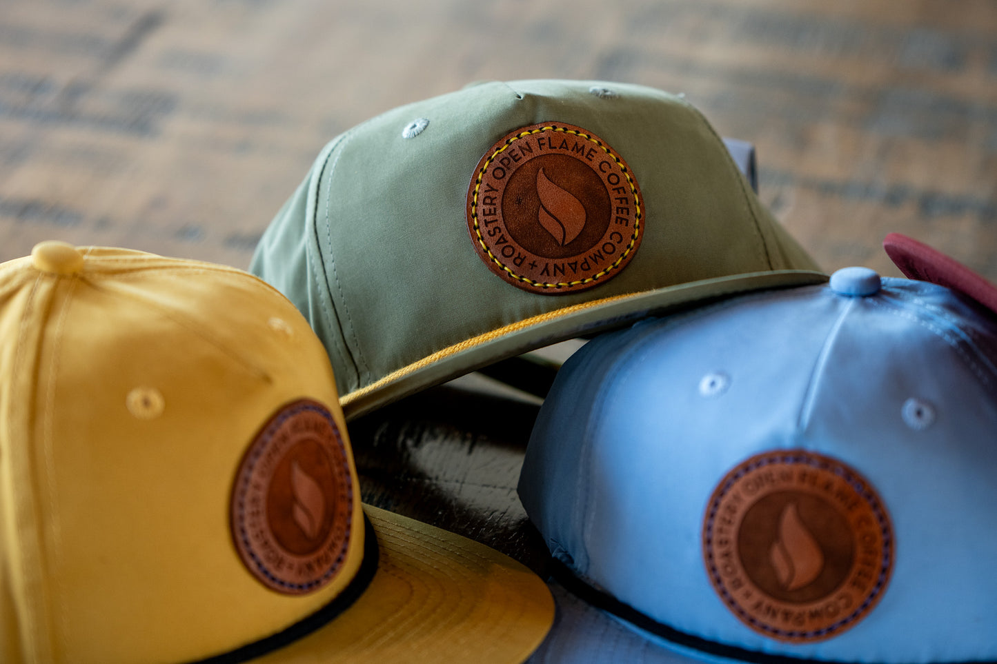 PRE-ORDER Hand Stitched Leather Patch Hat