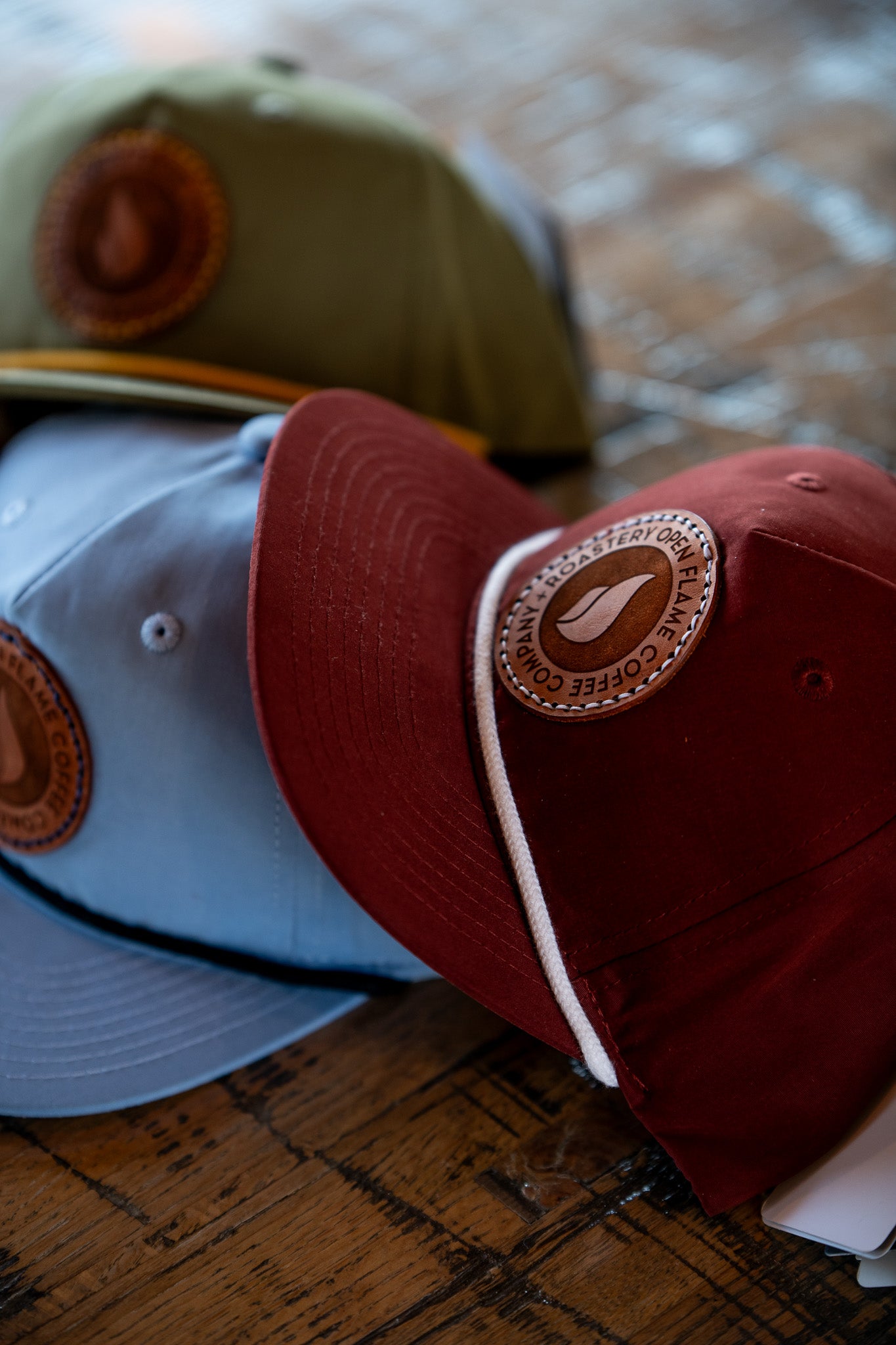 PRE-ORDER Hand Stitched Leather Patch Hat